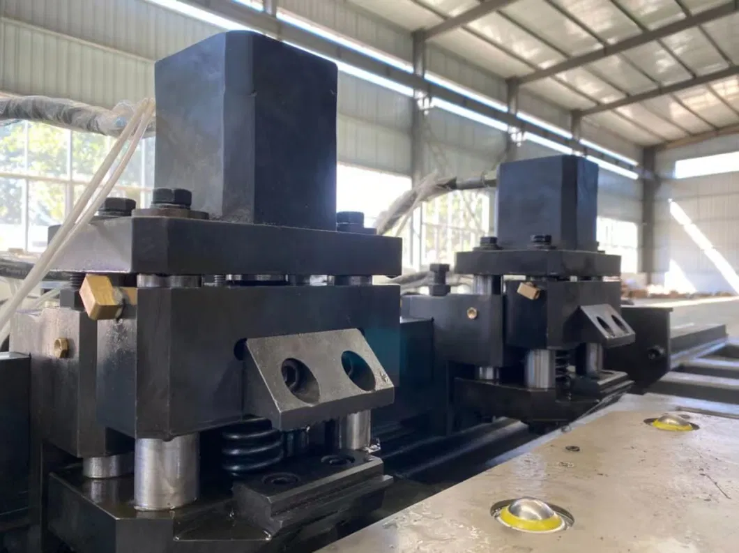 CNC Hydraulic Punching Drilling Machine Steel Plate Metal Plates Peb Fabrication Thickness Plate Punching Drilling Equipment Press Punch Machining Part