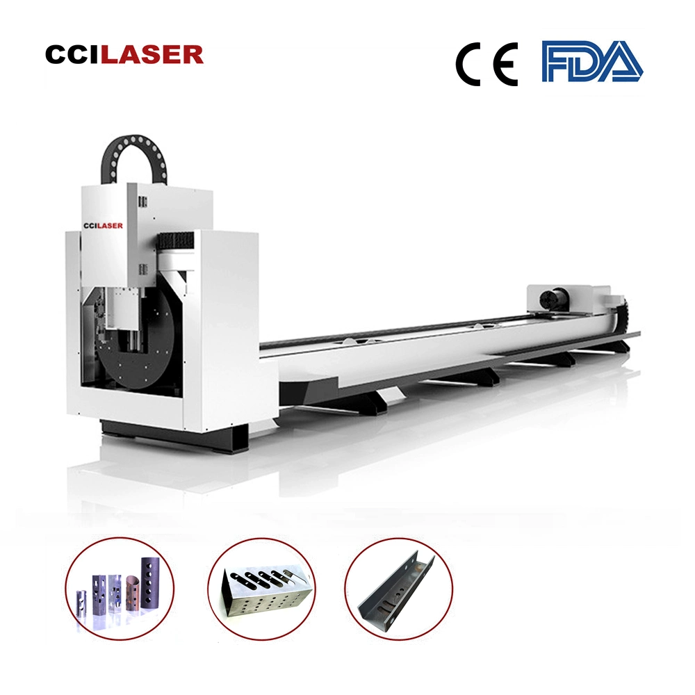 Ccilaser P Good Quality Aluminum Pipe Metal Cutter 1000W Wholesales 2kw 3kw Rotary CNC Stainless Steel Tube Laser Cutting Machine Price for Industrial Machinery