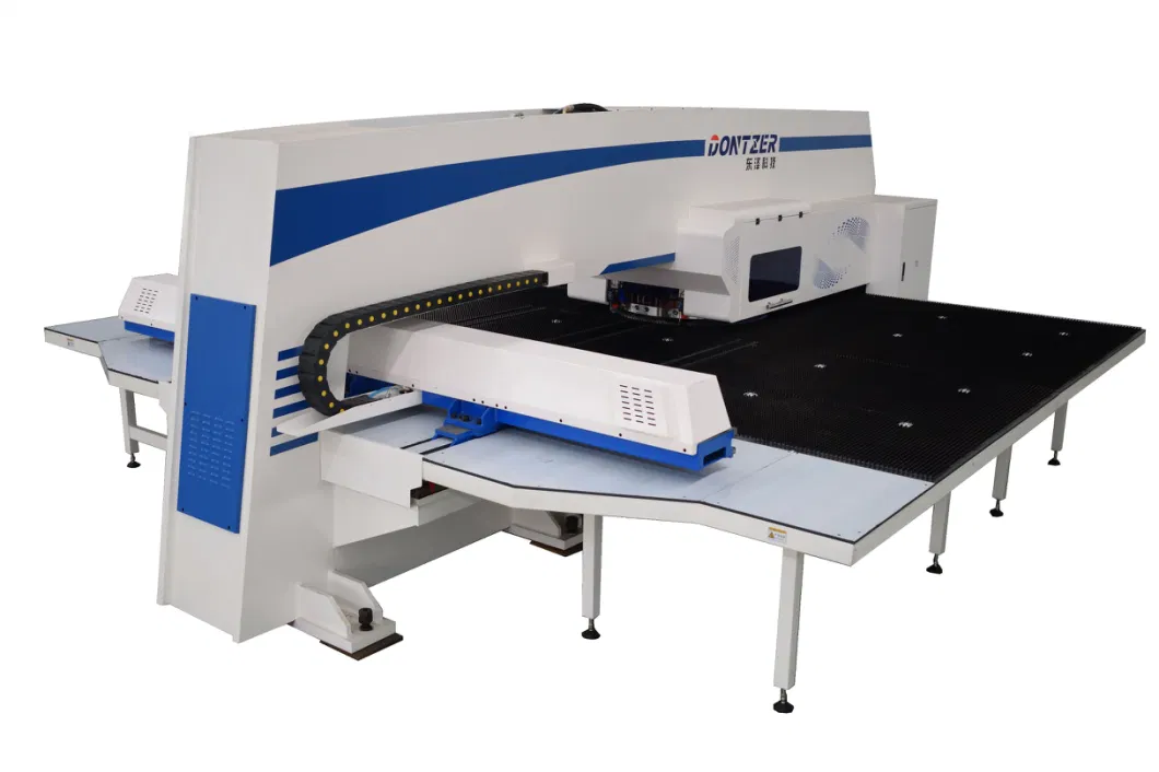 Multi- Axes Control Automatic Turret Hole Punching Press Machine on Sale for Aluminum Copper Stainless Steel Coil Shutters