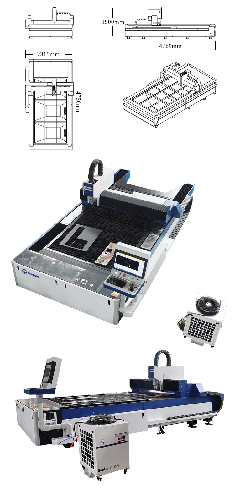Desktop CNC Laser Cutter Cutting Machine for Metal