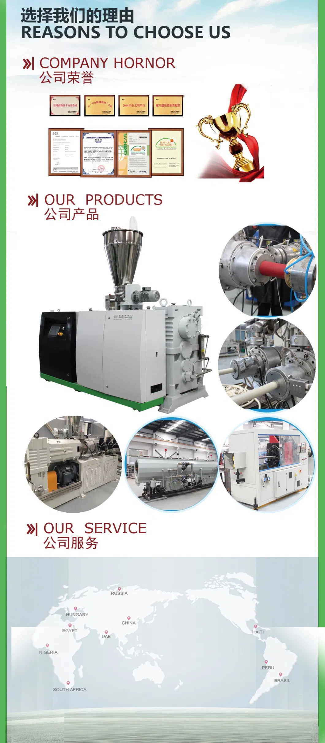 Plastic PVC/UPVC/CPVC/HDPE/PPR/LDPE/ Drip Irrigation/Conduit Cable/Currugated/Sewage/Pipe Tube Extruder/Extrusion Bending Production Line Making Machine Price