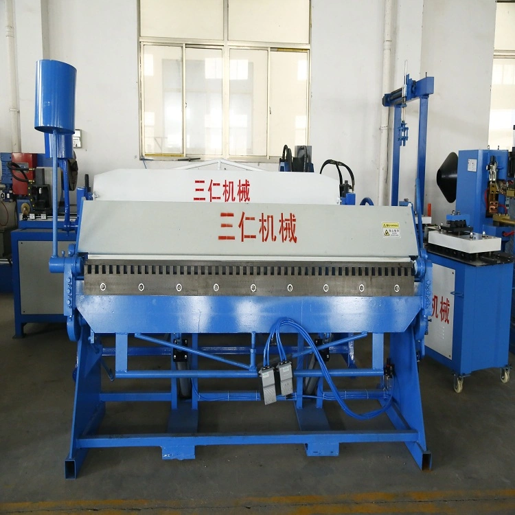 Pneumatic Air Duct Plate Bending Folder Machine Square Pipe Supporting Machine