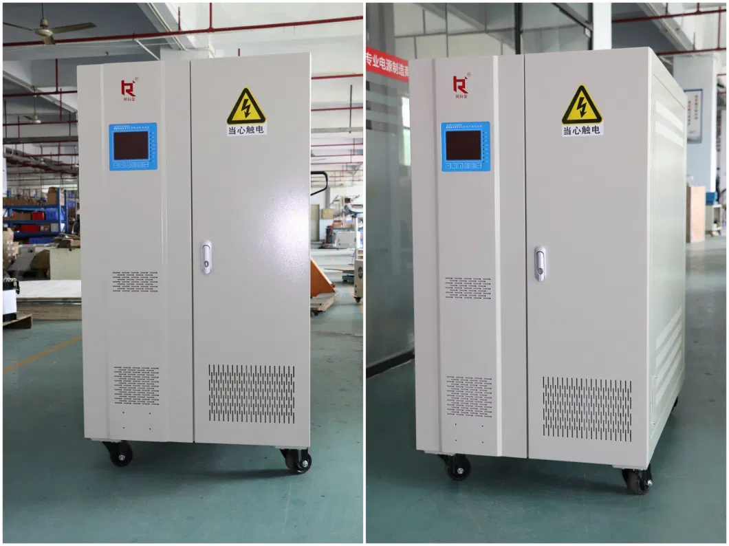 150kVA 200kVA Intelligent AC Industrial Voltage Frequency Stabilizer Regulator for Laser Cutting Printing CNC Machines