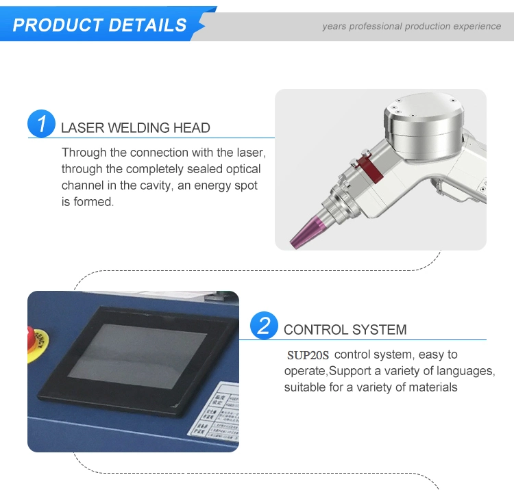 Monthly Deals 1500W Handheld Fiber Laser Welding Machine for Metal Sheet