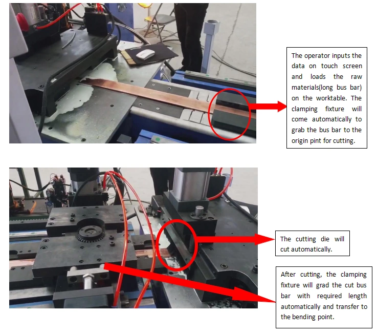 CNC Aluminum Copper Busbar Punching Bending Shearing Machinery Automatic Busbar Processing Machine