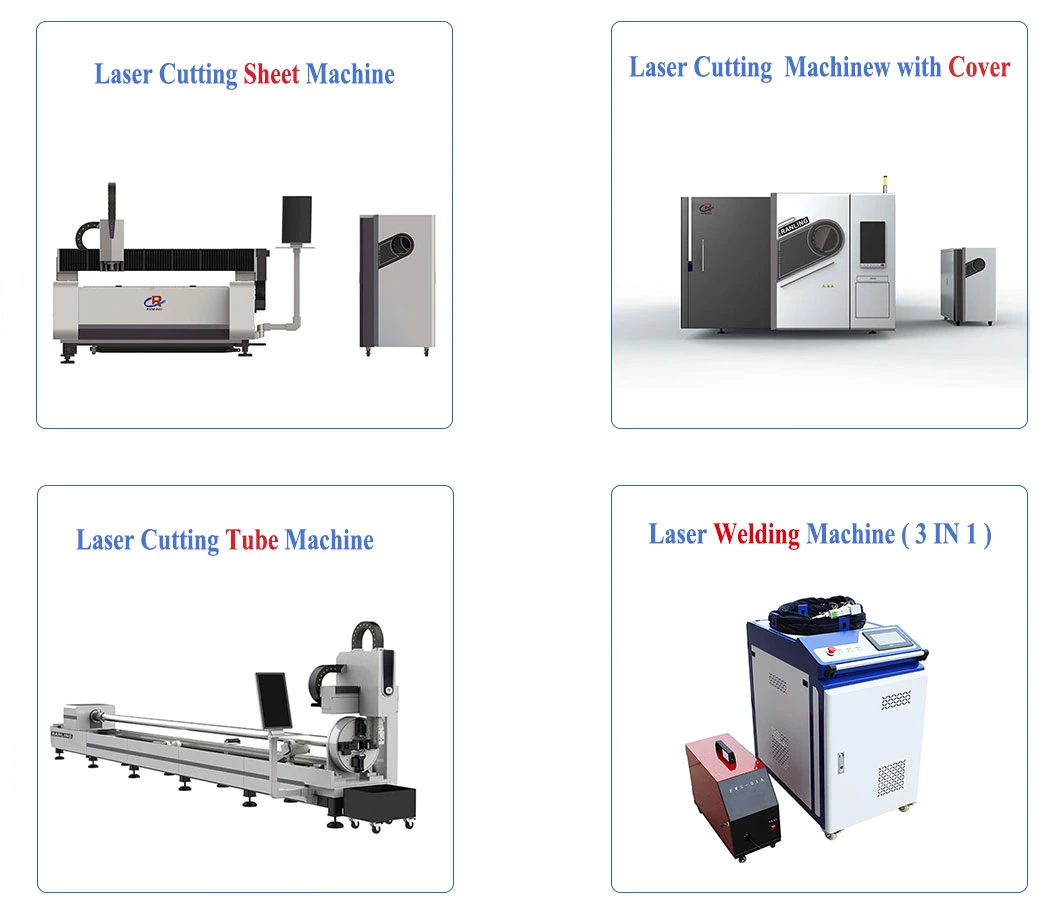 High Quality 1000W 2000W 1500W 3015 4015 6015 Fiber Laser Metal CNC Engraving Machine Laser Cutter