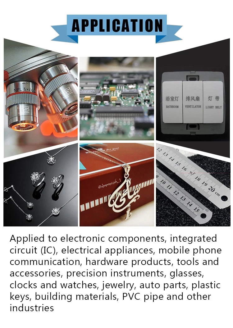 Desktype Portable Model 20W 30W 50W Laser Power Source Fiber Laser Cutting Metal Nonmetal Laser Marking CNC Router