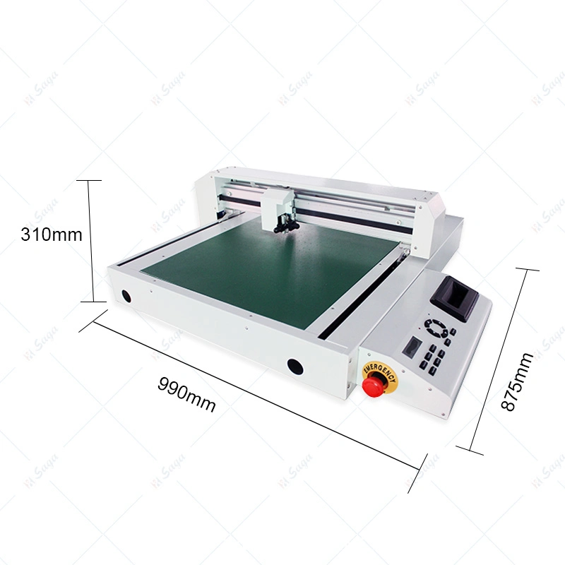 Fast for Cutting and Creasing Laser Contour Durable Flatbed Sample Optical Sensor Digital Die Cutter for Cardboard Paper Cutter