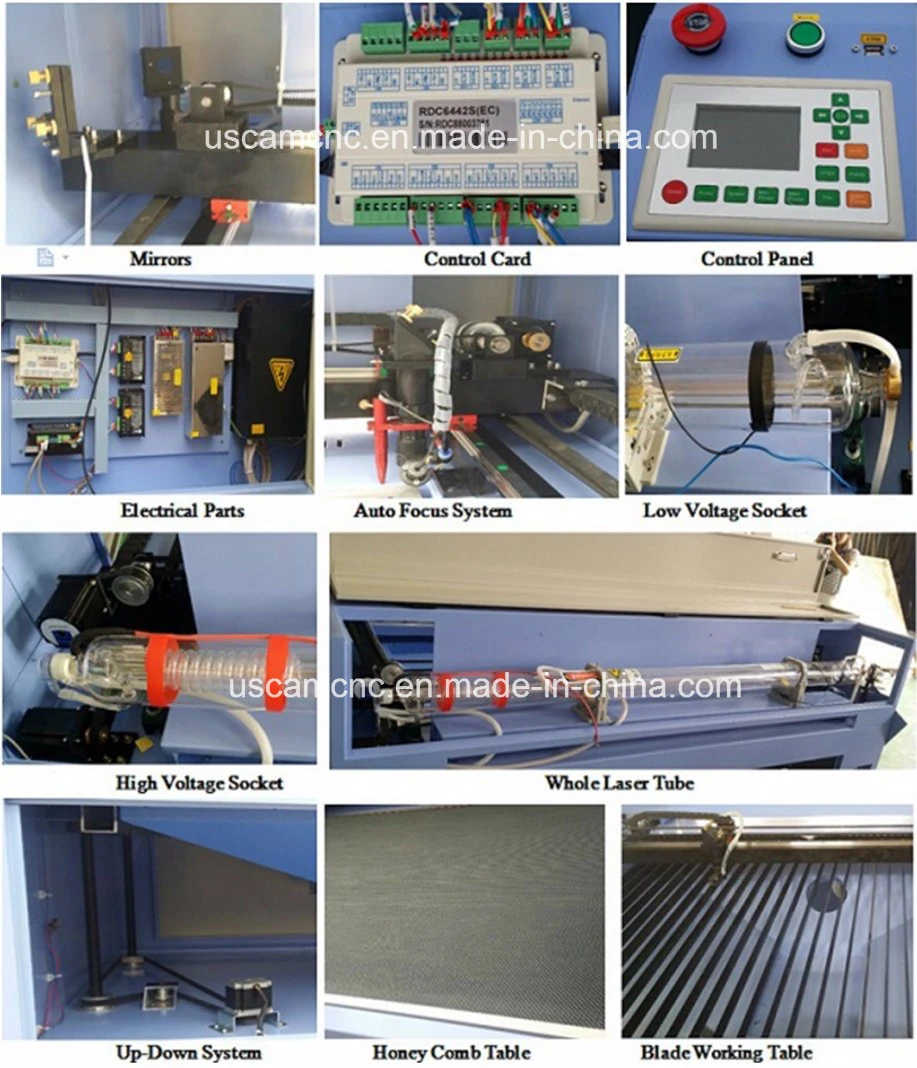 CNC CO2 Paper Laser Cutter with Reci Laser Tube