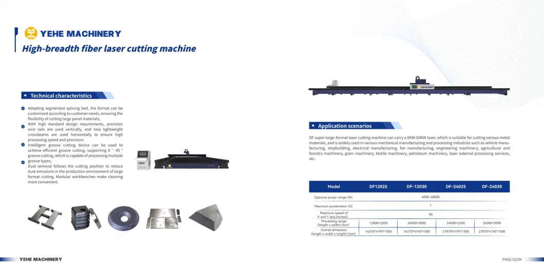 3000W CNC Metal Cutting Machine Fiber Laser Cutting Machine Single Table Stainless Steel Iron Aluminum Sheet