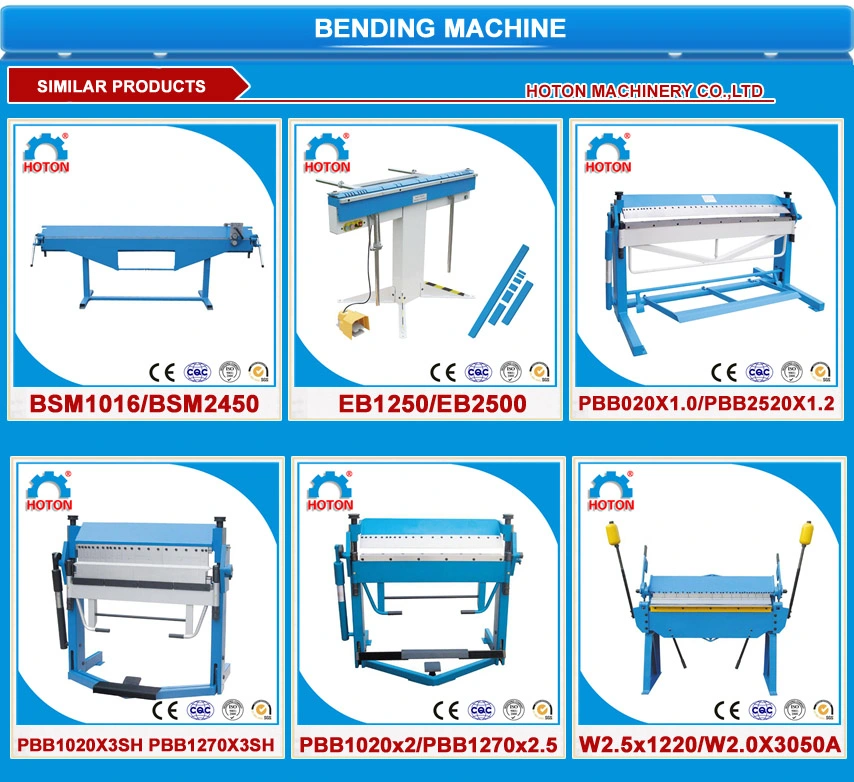 Hand brake bending machine W1.2X760