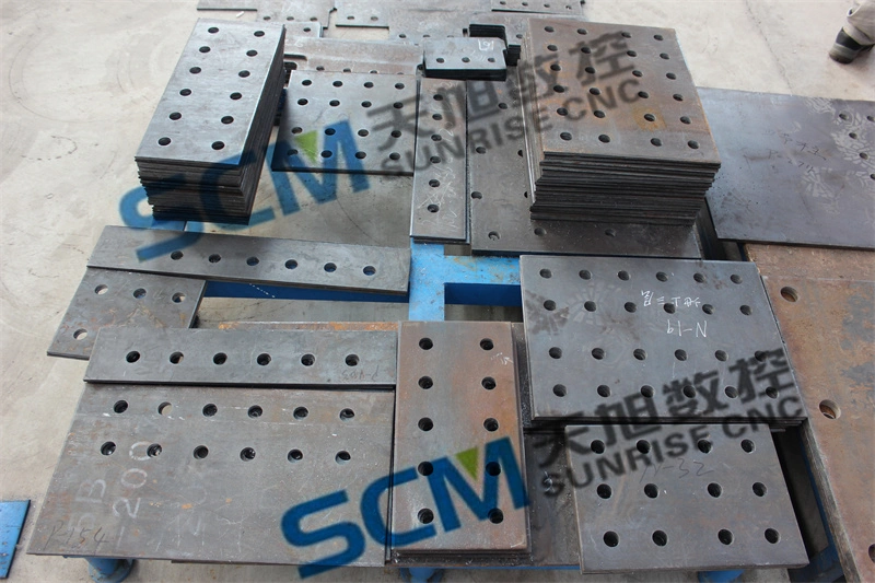 China CNC Punching Drilling Machine for Steel Plate of Transmission Tower Steel Structure Peb Fabrication