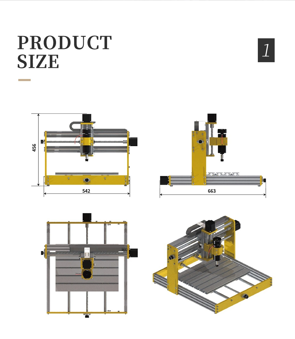 CNC Router 3040 Engraving Machine with 40W Laser for Wood Cutting