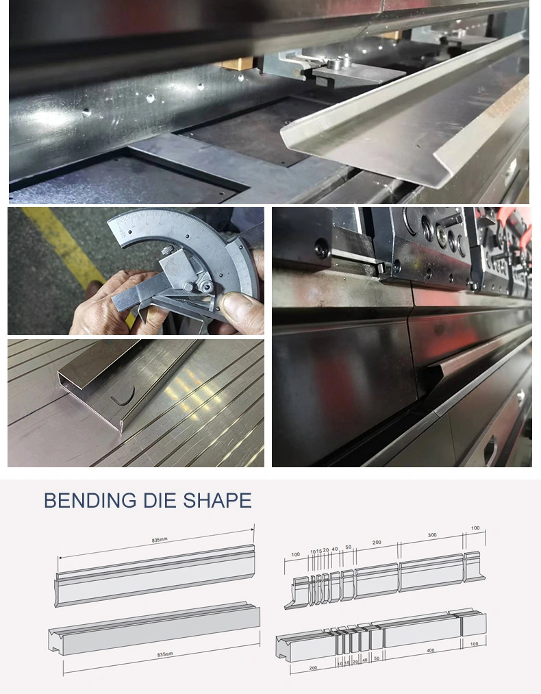 Mechanical Crowning Compensation Integrated Hydraulic System Press Brake