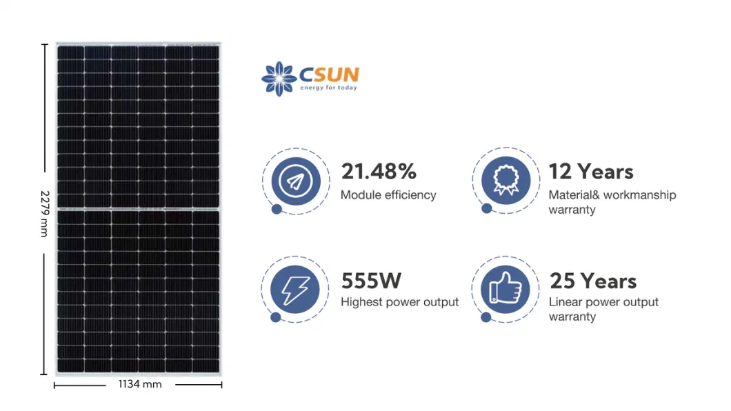TUV, CE, SGS Half Cell Mono PV Fold Black Monocrystalline Polycrystalline Module Mono Industry Use Solar Energy Power Panel with 25 Years Warranty