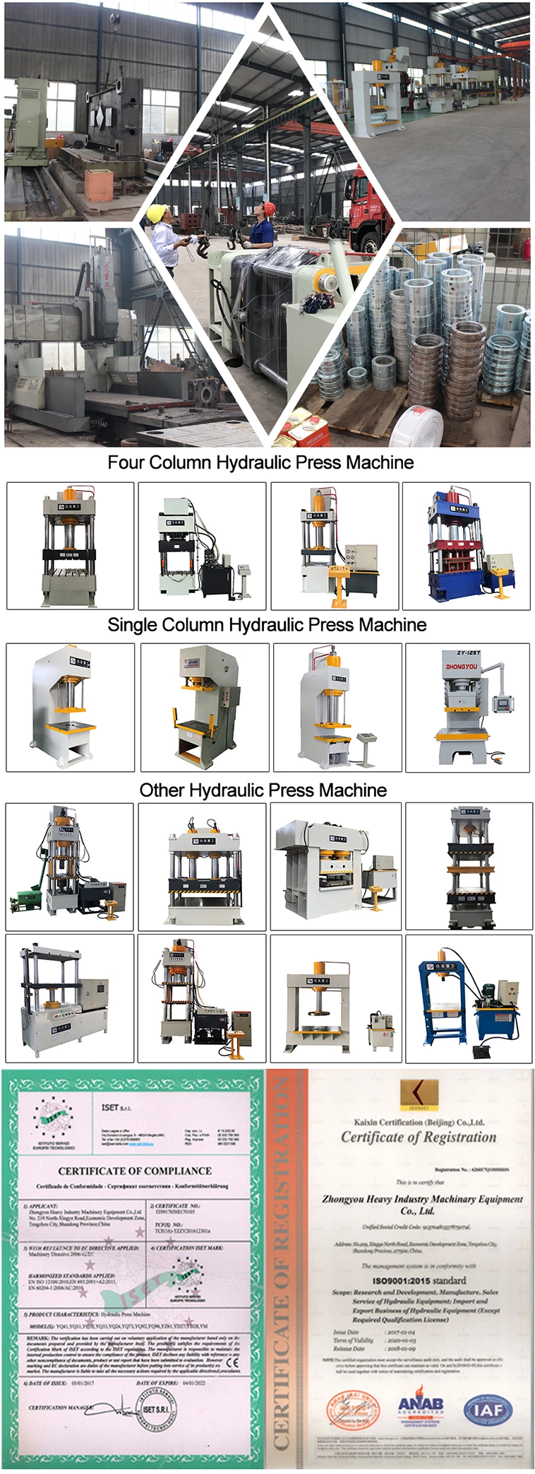 315 Ton Hydraulic Metal Plate Drawing Press Machine