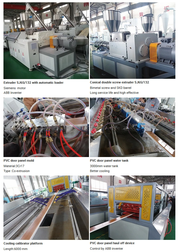 Hegu PVC Folding Door Panel Profiles Making Machine
