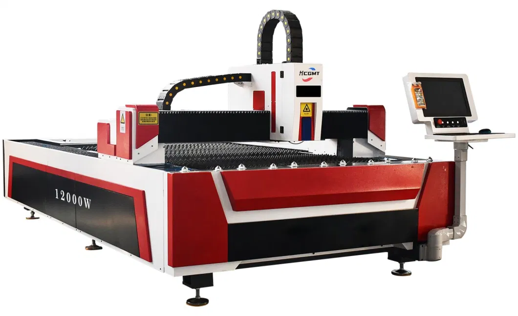 Hcgmt&reg; 12000W CNC Fiber Laser Cutting Machine Stainless Carbon Steel Aluminum Cutter