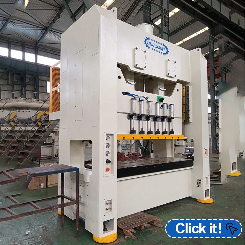 CNC 300t Automatic Metal Stamping Pneumatic Single Crank Power Press Punching Machine for Metal Forming