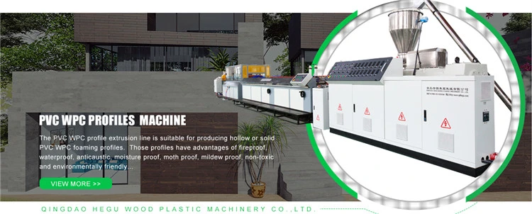 Hegu PVC Folding Door Panel Profiles Making Machine