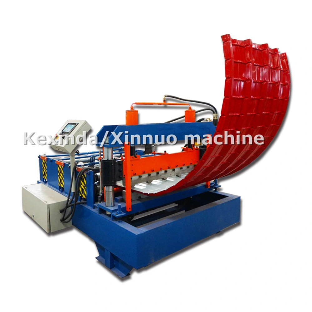 Automatic Arch Bending Curve Roof Panel Crimping Roll Forming Machine