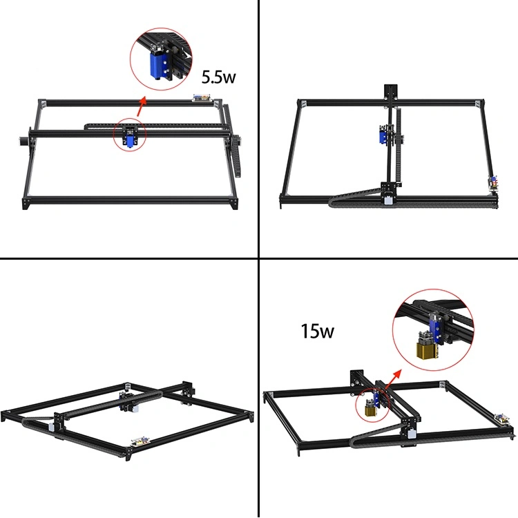 100*100 Cm Working Area Laser Cutting Engraving Machine with Laser Grbl Control