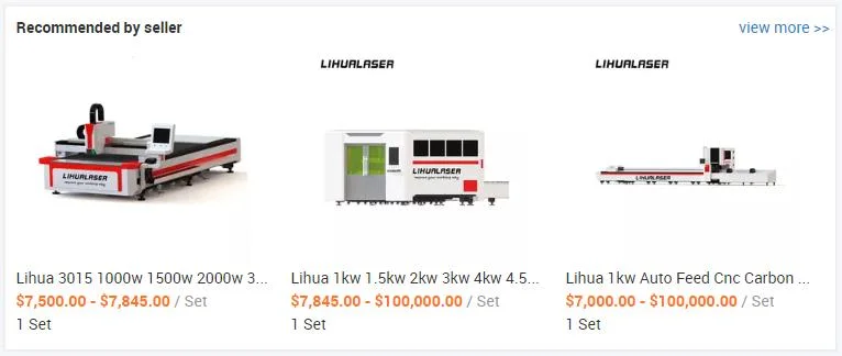 Lihua 3015 Cutter 1000w 1500w 2000w 3000w 6000w Iron Aluminum Stainless Steel Metal Sheet Cnc Fiber Laser Cutting Machine Price