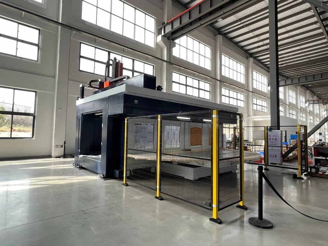 Truss Type 5 Axis Rotary Twin Table CNC Machine for Composites Materials Punching, Cutting and Trimming