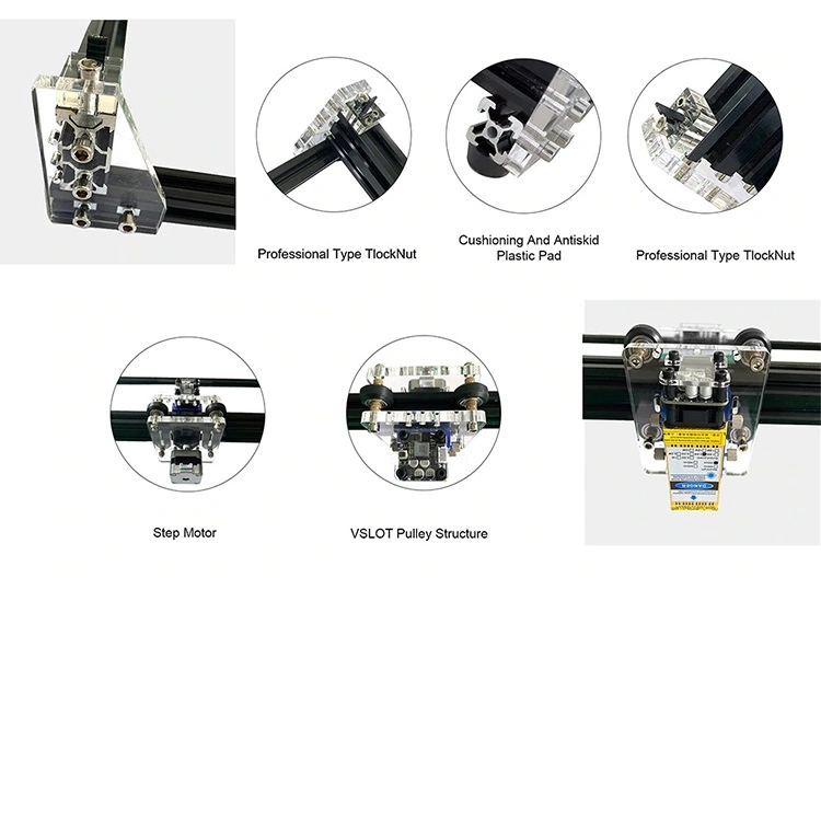 Mini 6565 Laser Engraving Machine with 5.5W Laser for Wood Cutting