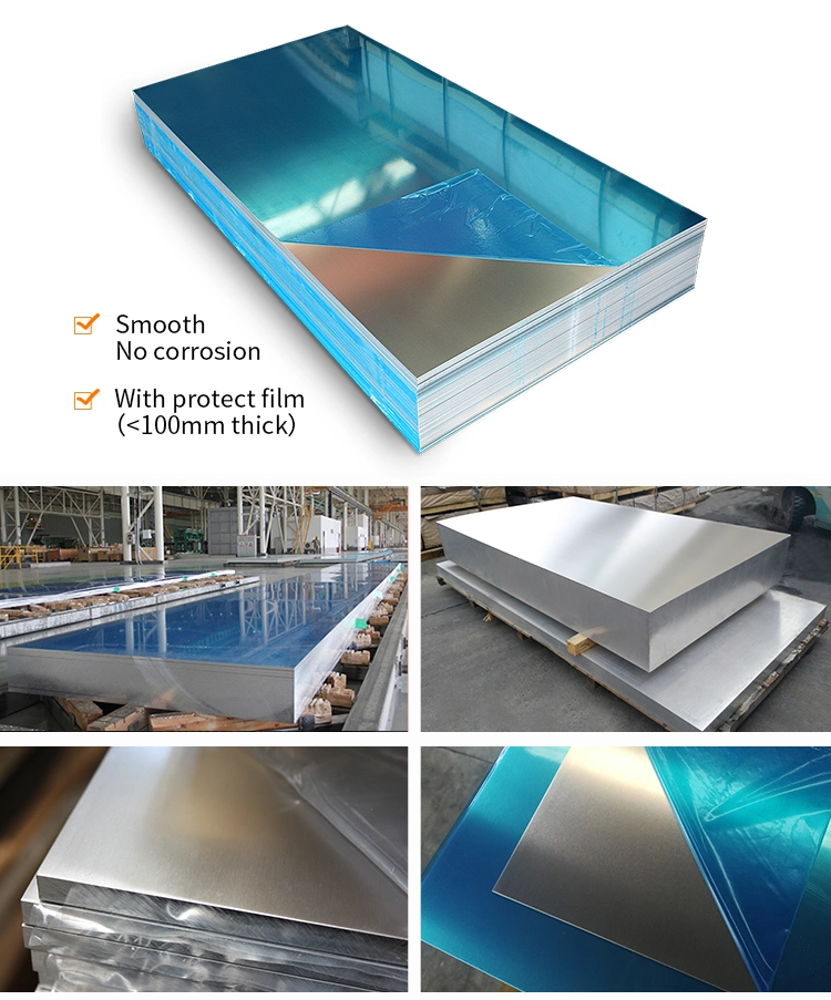 6061 1100 Grade 1.8mm Thickness Mirror Finish Aluminum Sheet Plate