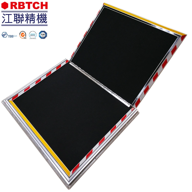 Manual Flip Aluminium Bus Wheelchair Access Ramp Panel for Mini Van