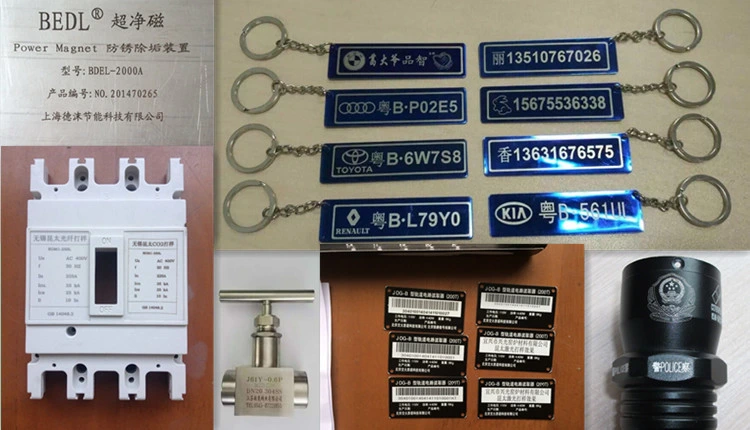 Portable Laser Marking System on Metal