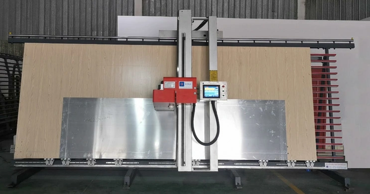 High Quality Aluminum and Aluminum Composite Panel Vertical Saw Cutting Machine