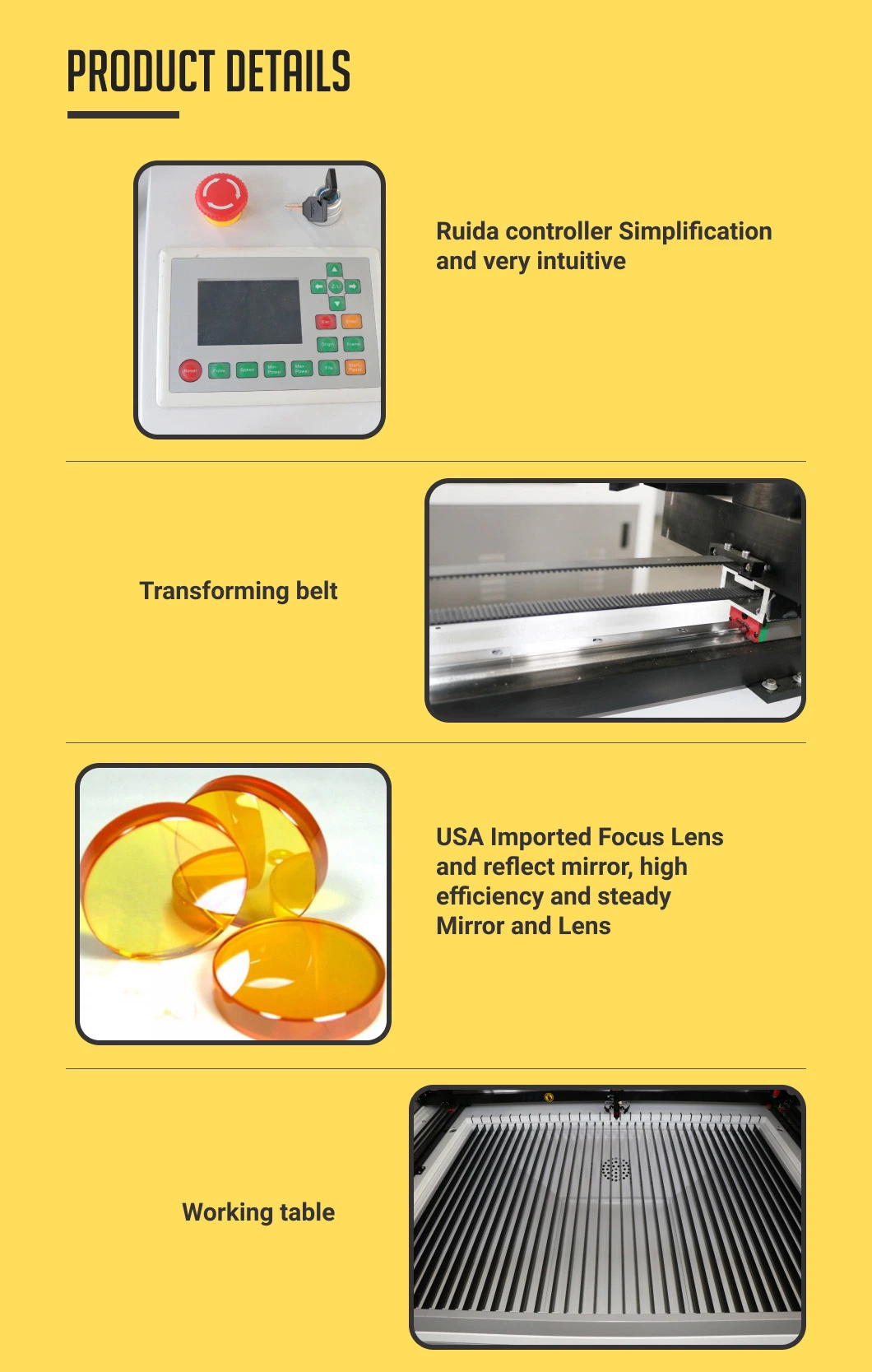 Mini Small Tubes CNC Laser Cutting Machine for Leather 1390