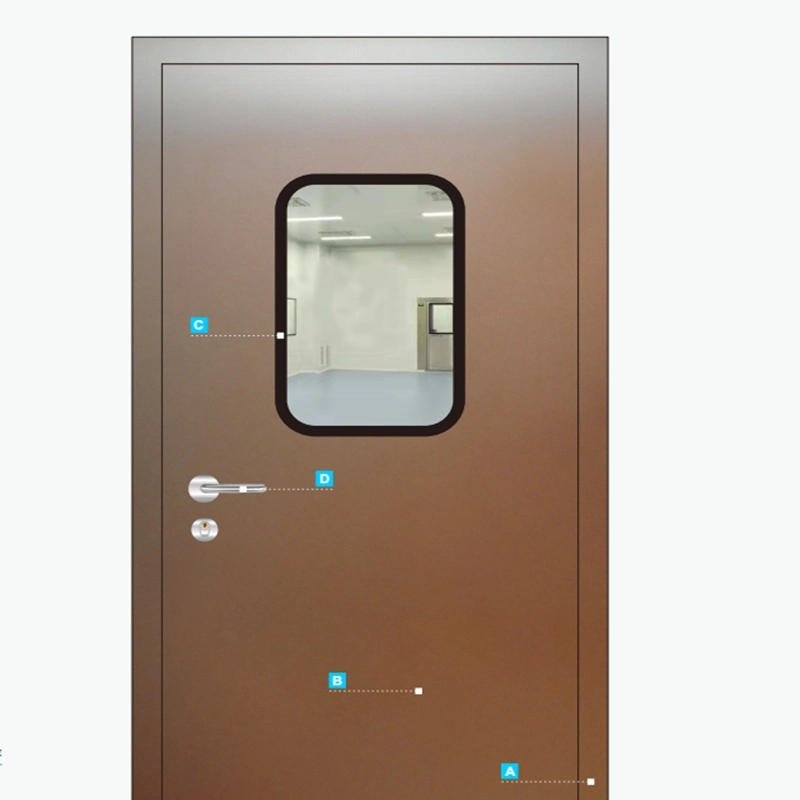 Steel Clean Door Manual Panel Plus Outer Folding Type Factory Direct Sales