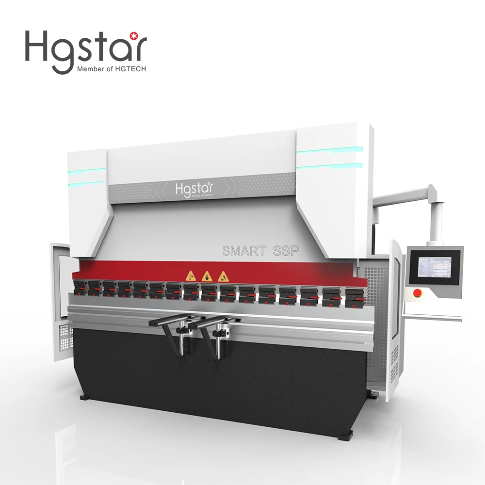 Hgstar 2023 High Quality CNC Automatic Customized Electro-Hydraulic Single Servo CNC Press Brake Machine Tube Pipe Bending/ Rolling/ Folding Machine for Metal