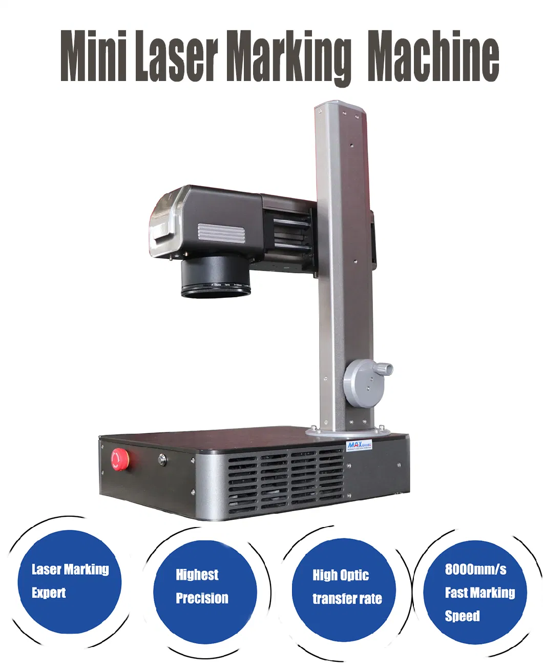 50W Fiber Laser Marking Machine Small DIY Universal Household Desktop Laser Engraving Machine Metal Lettering Laser