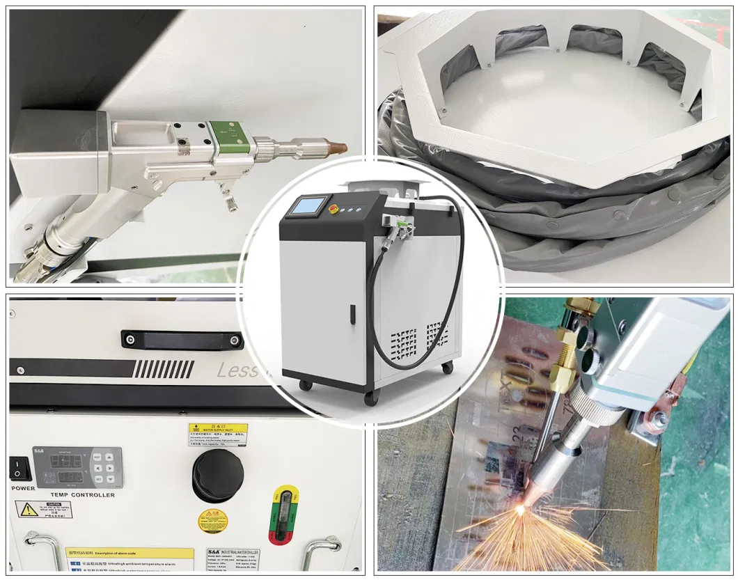 High Efficiency Handheld Portable Multifunction 3 in 1 CNC Fiber Laser Welding Cutting Cleaning Machine Rust Removal 1000W 1500W 2000W 3000W