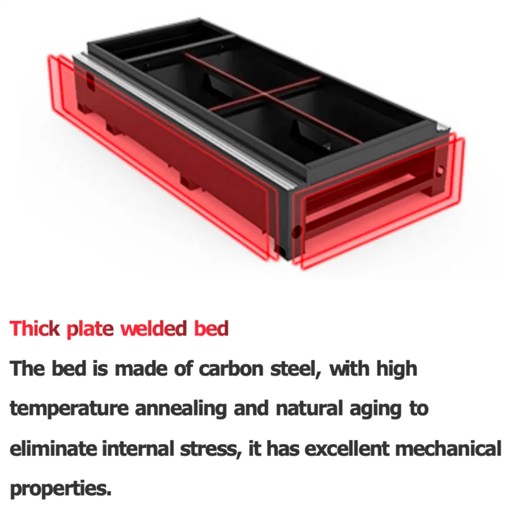 2kw-6kw Fast Cutting Speed CNC Fiber Laser Cutter with High Precision Positioning