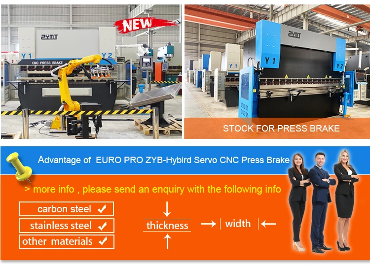 Press Brake Machine, Hydraulic Press Brake, CNC Press Brake, Servo Hybrid Press Brake, Sheet Matel Bending Machine 3-8 Axis with Ce Certification