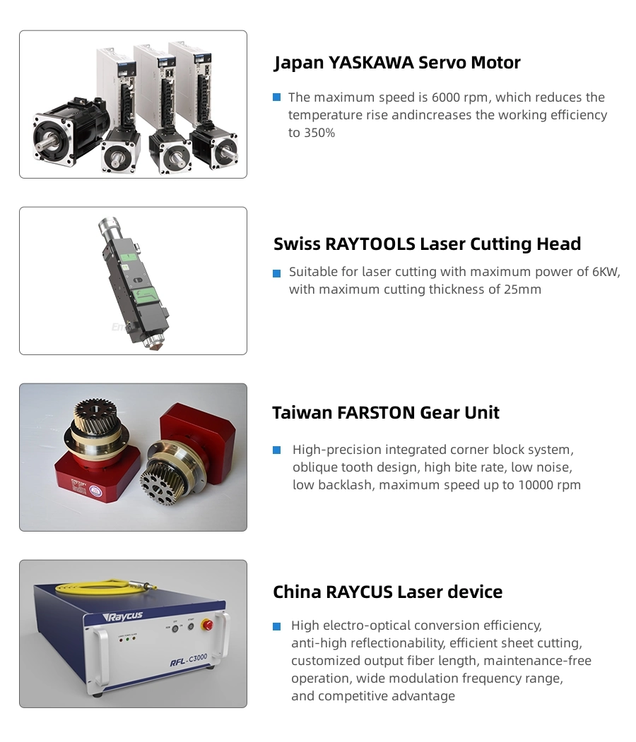 1000W/1500W/2000W/3000W/6000W CNC Machinery Equipment Price Laser Cutting Welding Metal Cutting 3015 Ss/CS/Aluminum/Brass Fiber