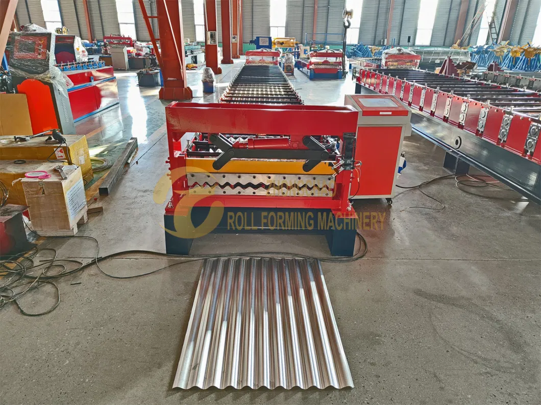 Corrugated Cold Bending Cladding Panel Roof Roll Forming Machine