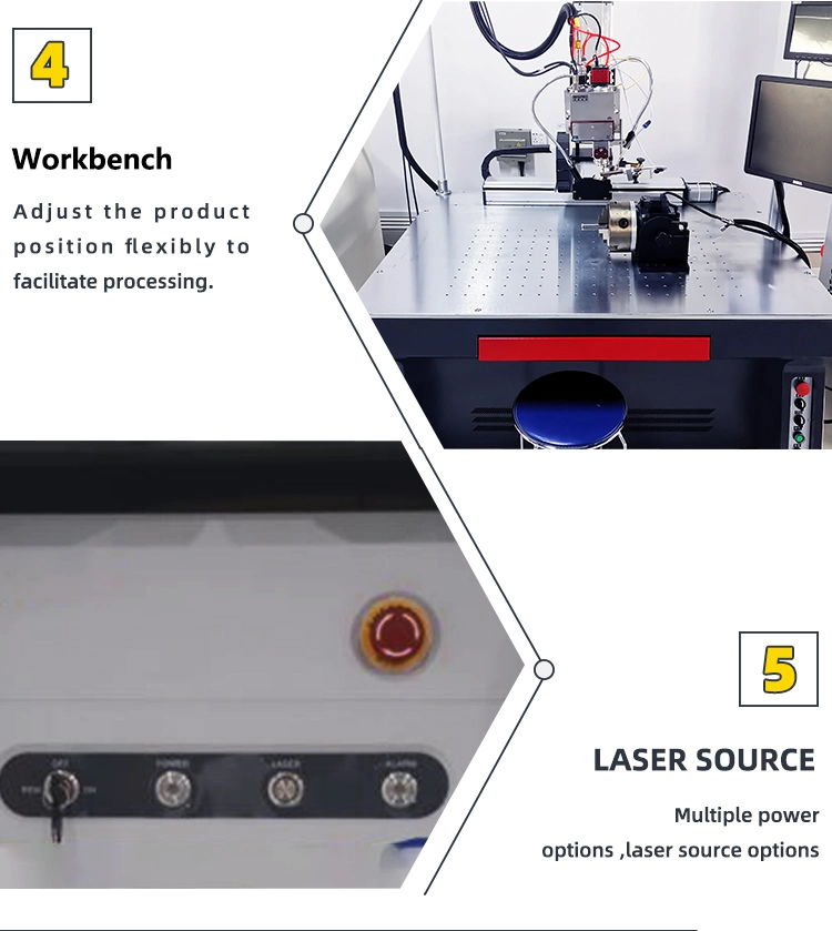 Metal Laser Welding Machine Welder Automatic Fiber Laser Welding on Aluminum Copper CNC Tube Laser Welding Equipment Price