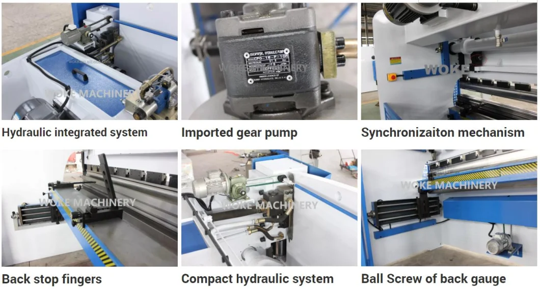 100 Tons Pressure Hydraulic CNC Nc Press Brake Bending Machine