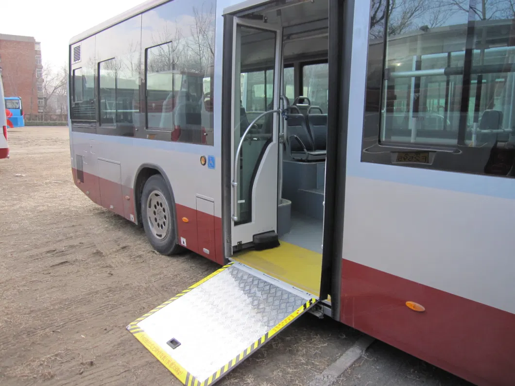 Bus Wheelchair Access Ramp Load 450kg Manual Flip Aluminum Panel for Mini Van
