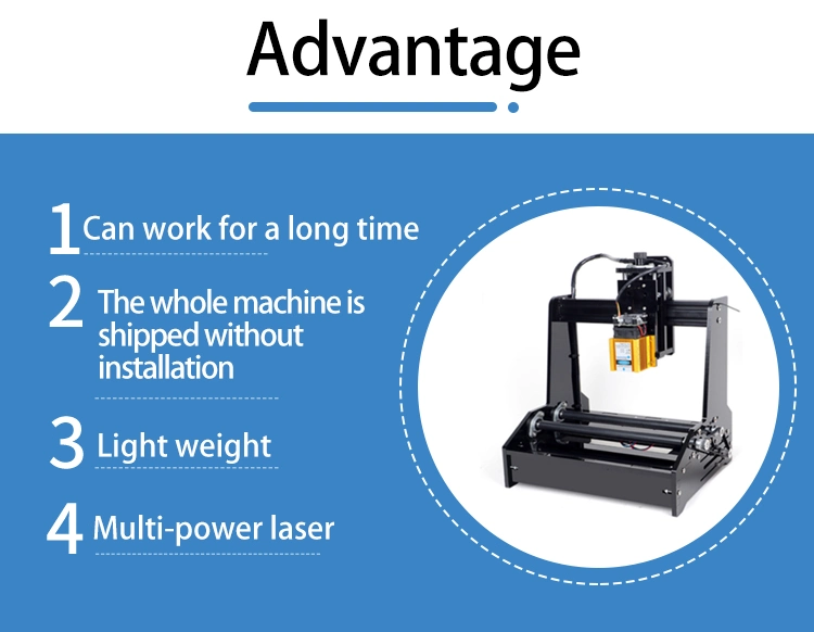 5.5W 15W 2.5W Roller Laser Cutter Auto Laser Engraver Cutter for Windows and Linux System