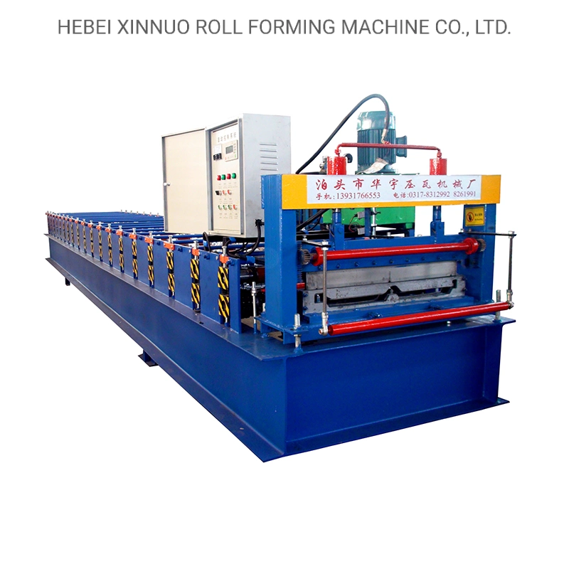 Xinnuo 820 Hot Sale Folding Tamping Joint Hidden Roof Panel Roll Forming Machine