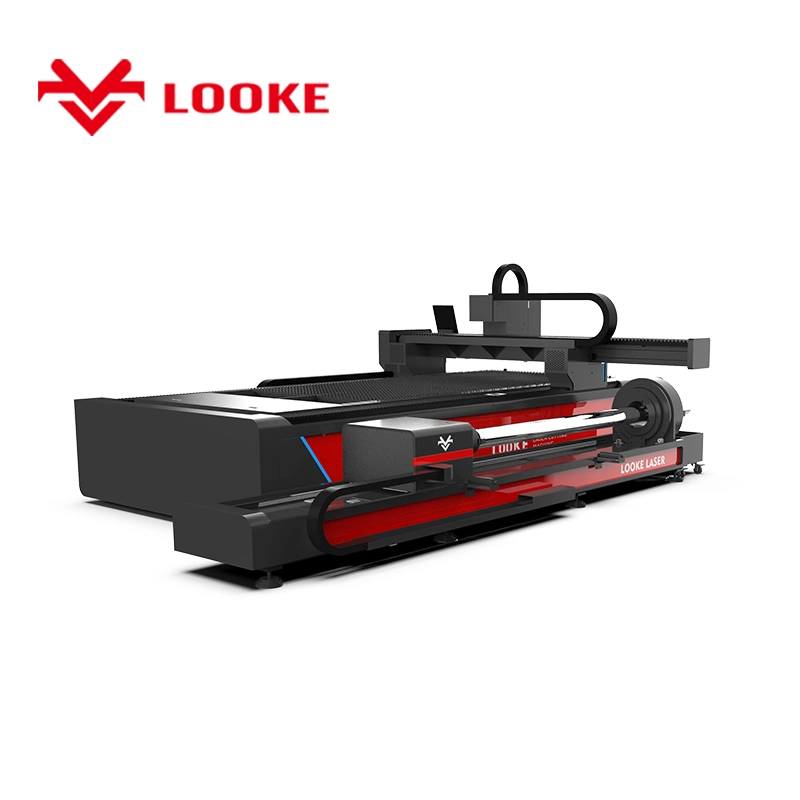 3015r Fiber Laser Cutting Machine Metal Steel CNC Laser Cutting Machine Small Fiber Laser Cutter with Cut Pipe