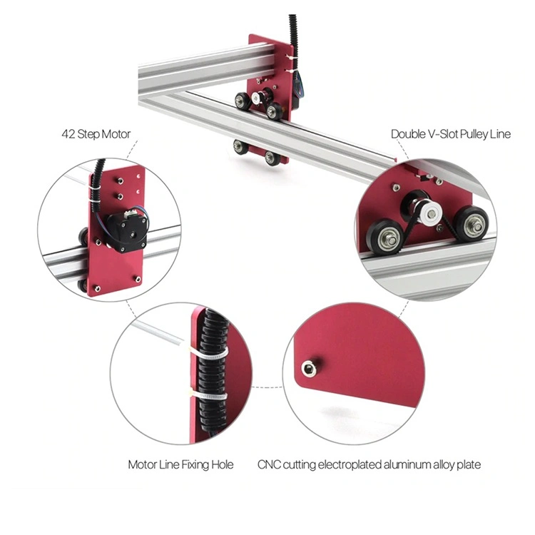 Homemade 5.5W Laser Engraving Machine with Grbl Control for Nameplates