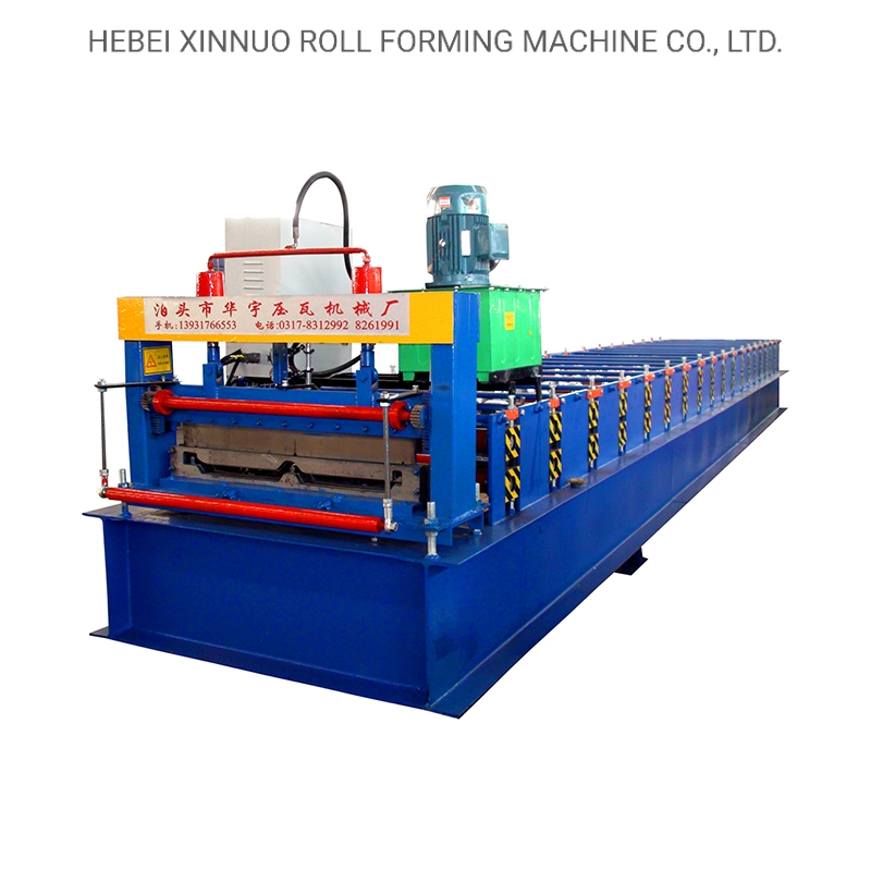 Xinnuo 820 Hot Sale Folding Tamping Joint Hidden Roof Panel Roll Forming Machine